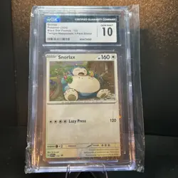 Pokemon Snorlax 122 SVP EN-SV BLACK STAR PROMO Pokemon TCG Card 2024 CGC 10 GM - Image 1