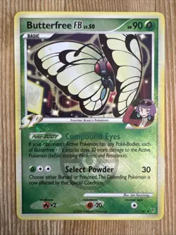 Butterfree FB - 17/147 - Pokemon Supreme Victors Holo Card League Promo NM - Image 1