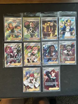 Pokemon SWSH Full Art Trainer Gallery Lot - 10 Cards - Image 1