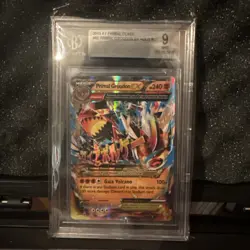 Pokemon TCG XY: Primal Clash Primal Groudon EX 86/160 Ultra Rare Holo Card BGS 9 - Image 1