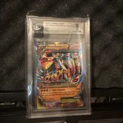 Pokemon TCG XY: Primal Clash Primal Groudon EX 86/160 Ultra Rare Holo Card BGS 9 - Image 2