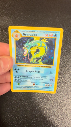 Gyarados - 6/102 - Shadowless Holo Rare Base Set 1999 - Pokemon Card - LP/MP - Image 2