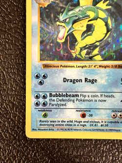 Gyarados - 6/102 - Shadowless Holo Rare Base Set 1999 - Pokemon Card - LP/MP - Image 5