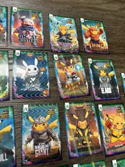 POKEMON PIKACHU COSPLAY! NON TCG Lot OF 30+ cards - Image 4