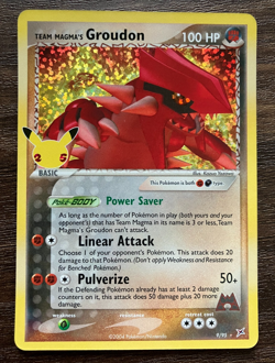 HOLO Team Magma's Groudon 9/95 - Pokemon Celebrations Rare Card - CLEAN NM - Image 1