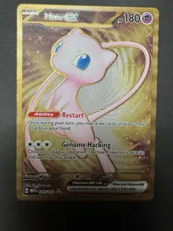 Pokemon Mew EX Metal Card 2023 Scarlet & Violet 151 Series 205/165 NM Condition - Image 3