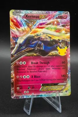 Pokemon Card Xerneas Ex 97/146 Celebrations 25th Anniversary Holo Rare LP+ - Image 1
