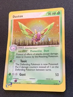 Pokemon Dustox 6/109 Ex Ruby Sapphire 2003 Holo Rare SWIRL Pokemon Card TCG - Image 3