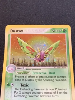 Pokemon Dustox 6/109 Ex Ruby Sapphire 2003 Holo Rare SWIRL Pokemon Card TCG - Image 4