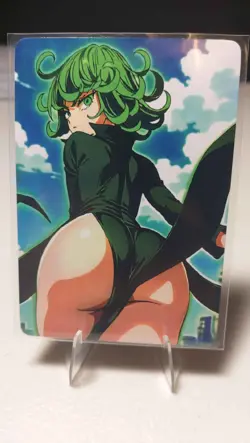Tatsumaki Full Art Goddess Story One Punch Man Anime Waifu Trading Card - Image 1