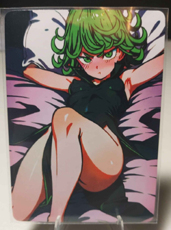 Tatsumaki Full Art Goddess Story One Punch Man Anime Waifu Trading Card - Image 1