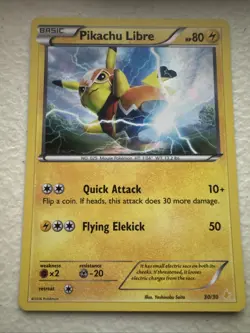 Pikachu Libre (30 - Holo) 30/30 XY Trainer Kit: Pikachu Libre Card - Image 1