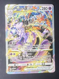 Mewtwo VSTAR Crown Zenith: Galarian Gallery Ultra Rare Card #GG44/GG70 - Image 1