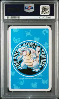 1998 POKEMON BLUE VERSION PLAYING CARDS 4 OF CLUBS #005 CHARMELEON PSA 10 - Image 2