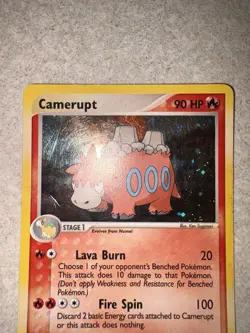 2003 EX Ruby & Sapphire Set Pokemon Card 004 Camerupt HP - Image 3