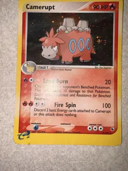 2003 EX Ruby & Sapphire Set Pokemon Card 004 Camerupt HP - Image 4