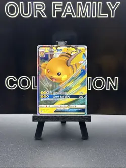 Raichu GX SM213 Black Star Promo Ultra Rare Holo Full Art Pokemon Card LP - Image 1