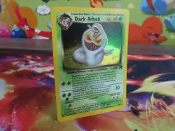 Dark Arbok Holo Card Team Rocket LP 2000 Vintage Pokemon TCG Collectible - Image 2