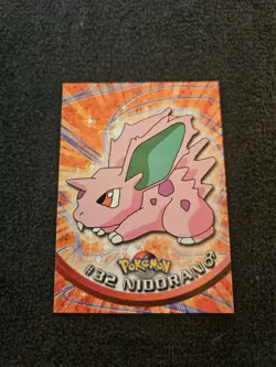 Pokemon #32 Nidoran 1999 TV Animation Edition Blue Logo Topps Trading Cards - Image 1