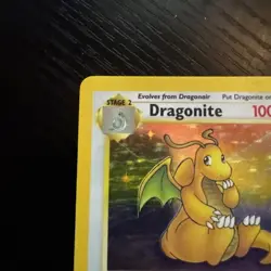 Pokemon TCG Dragonite Fossil Holo Rare Card 4/62 Unlimited MP-LP Condition - Image 4