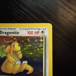 Pokemon TCG Dragonite Fossil Holo Rare Card 4/62 Unlimited MP-LP Condition - Image 5