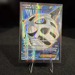 Pokemon TCG Glalie EX Full Art Ultra Rare Card 155/162 XY Breakthrough - Image 1