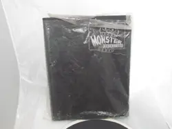 Monster Binder Black 9-pocket Binder CARD HOLDER 20 PAGES For MTG Pokemon NEW - Image 1