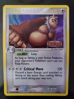 Slaking 13/108 Reverse Holo Stamp Pokemon TCG Card EX Power Keepers Very LP-NM - Image 1