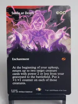 Magic the Gathering - Tarkir: Dragonstorm - Smile at Death - Borderless - Image 1