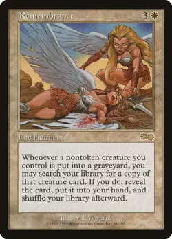 Remembrance [Urza's Saga] Lightly Played - Image 1