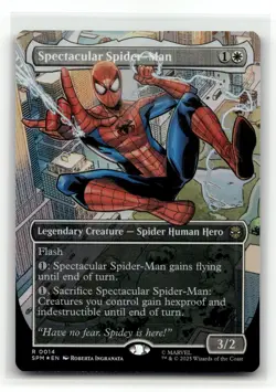 Spectacular Spider-Man (Borderless) 14 Foil R Marvel's Spider-Man - Image 1