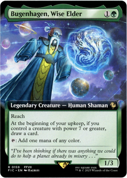 Bugenhagen, Wise Elder (Extended Art) - 0159 - Final Fantasy - MTG - NM/M - Image 1