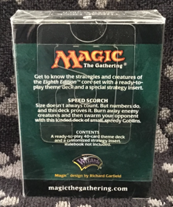 Magic the Gathering 8th Edition Core Set Speed Scorch - Factory Sealed - Image 2