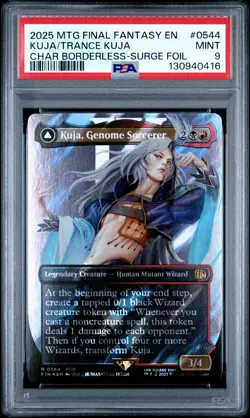 2025 MTG FF SURGE FOIL KUJA, GENOME SORCERER/TRANCE KUJA, FATE DEFIED PSA 9 - Image 1