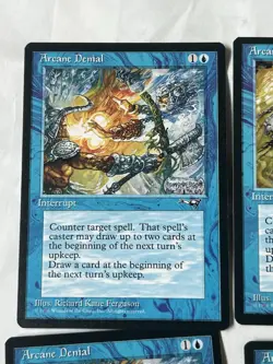 Arcane Denial (Sword And Axe) X4 Alliances Regular MTG Magic The Gathering - Image 2