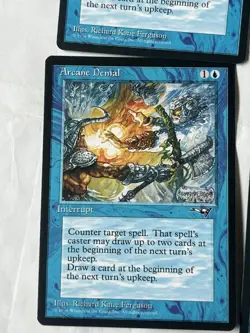 Arcane Denial (Sword And Axe) X4 Alliances Regular MTG Magic The Gathering - Image 4