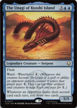 The Unagi of Kyoshi Island R Avatar: The Last Airbender 77 NM MTG - Image 1