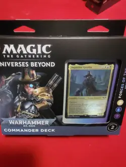 MTG Warhammer 40k Commander Deck Forces Of The Imperium New Sealed ships fast - Image 1