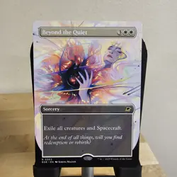 Borderless BEYOND THE QUIET mtg NM-M Edge of Eternities 1 Rare Regular - Image 1