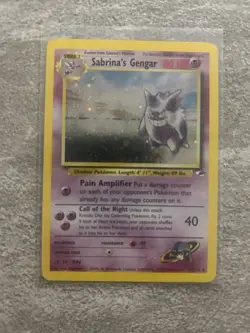 Pokemon 2000 Gym Heroes Sabrina's Gengar #14 - Image 1