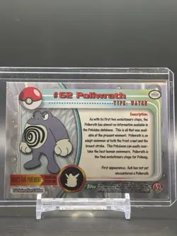 Topps Pokemon Poliwrath #62 1999 TV Animation Edition Non Holo Green Logo NM - Image 2