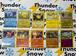 ⚡❄ Pokemon TCG ENGLISH Lot of 10 We Combine 🛳 🇺🇸 #351 1st edition Pikachu - Image 1