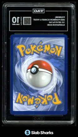 2023 POKEMON SV 151 - MEW EN #176/165 POLIWHIRL ILLUSTRATION RARE TAG 10 - Image 2