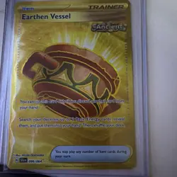 Pokemon TCG Earthen Vessel 096/064 Shrouded Fable 2024 Gold Hyper Rare - Image 1