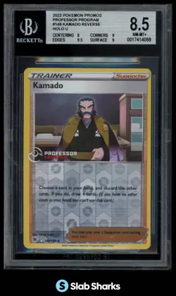 2022 POKEMON PROMOS PROFESSOR PROGRAM #149/189 KAMADO REVERSE HOLO BGS 8.5 - Image 1