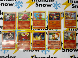 ⚡❄ Pokemon TCG ENGLISH Lot of 10 We Combine 🛳 🇺🇸 #274 Charizard Charmeleon - Image 1