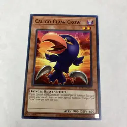 Yugioh Caligo Claw Crow Egs1-en012 Egyptian God Deck Slifer The Sky Dragon - Image 1