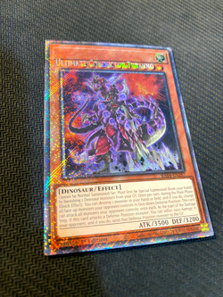 ERROR/MISPRINT ULTIMATE CONDUCTOR TYRANNO PSR YuGiOh RA04 EN287 NM - Image 2