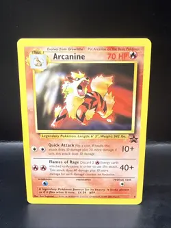 Pokemon Card - Arcanine WoTC Black Star Promo 6 Non Holo L - Image 2