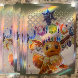 POKEMON TCG S&V ETB Eevee Prismatic Evolutions Card Sleeves Lot Of (65) - Image 1